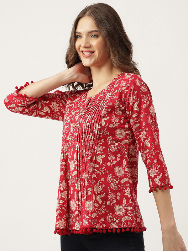  Casual 3/4 Sleeve Top