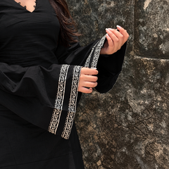 Black Cotton Kurti for Women