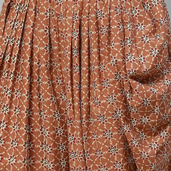 Brown Printed  Pant Set for Women