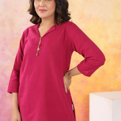 Women Pink Cotton Coord SeT