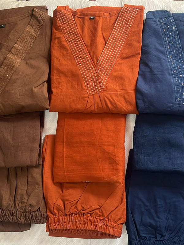  Cotton Suit Set with Dupatta