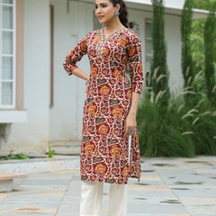 Multi  Straight Kurta  