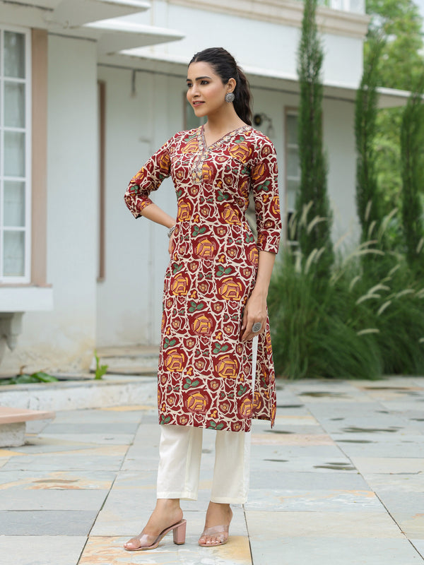 Multi  Straight Kurta  