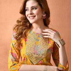 Yellow  Kurta 