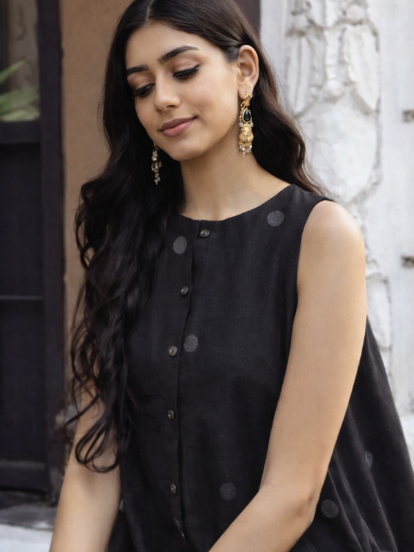 Black Kurta 