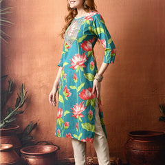 Women’s Teal  Kurta