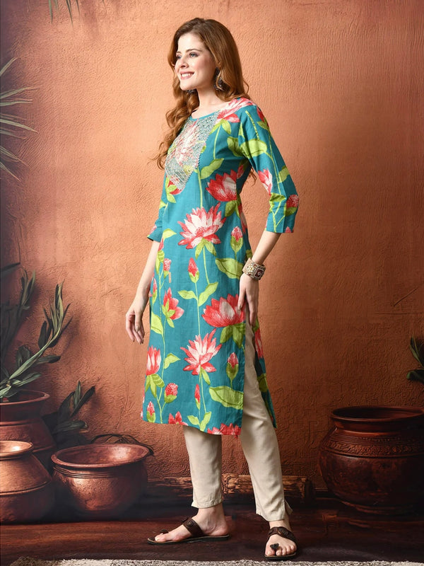 Women’s Teal  Kurta