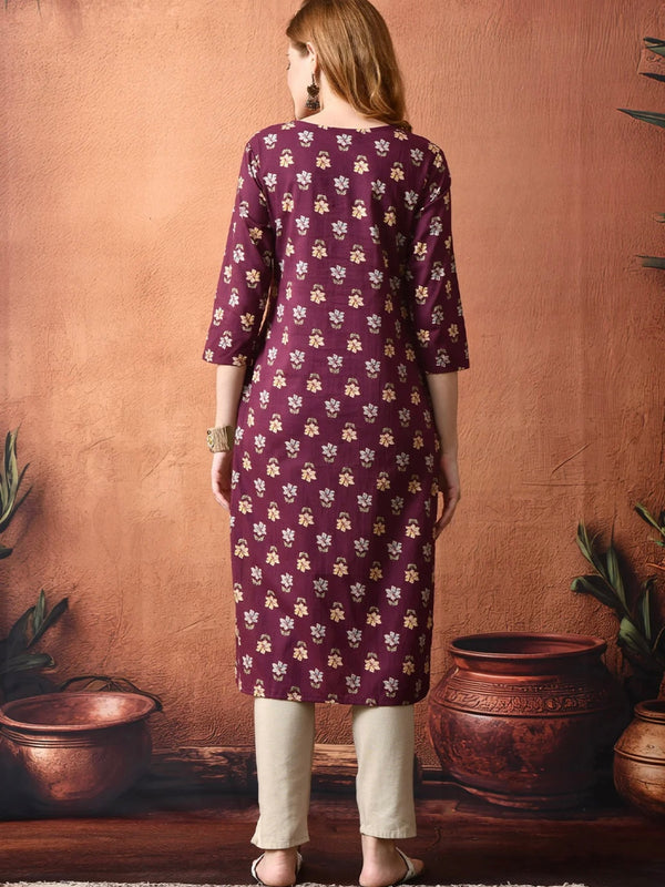  Straight Rayon Kurta 